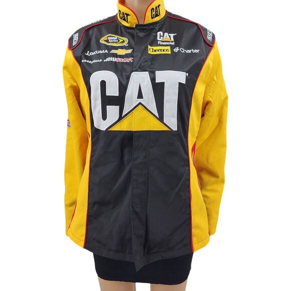 CAT Racing Jacket NASCAR Sprint Cup Series Jeff Burton, Women's Large - Picture 9 of 9